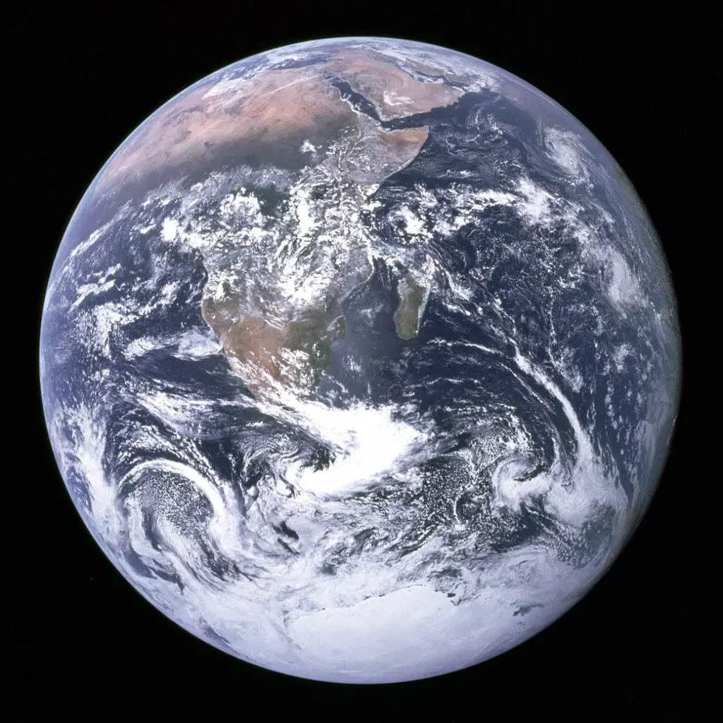 Little Blue Marble in Space